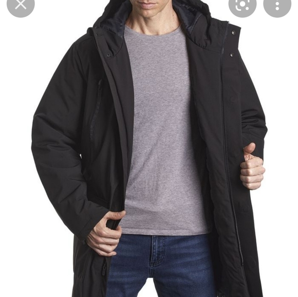 Perry Ellis Performance Jacket Mens Black Large nwt - Picture 2 of 8